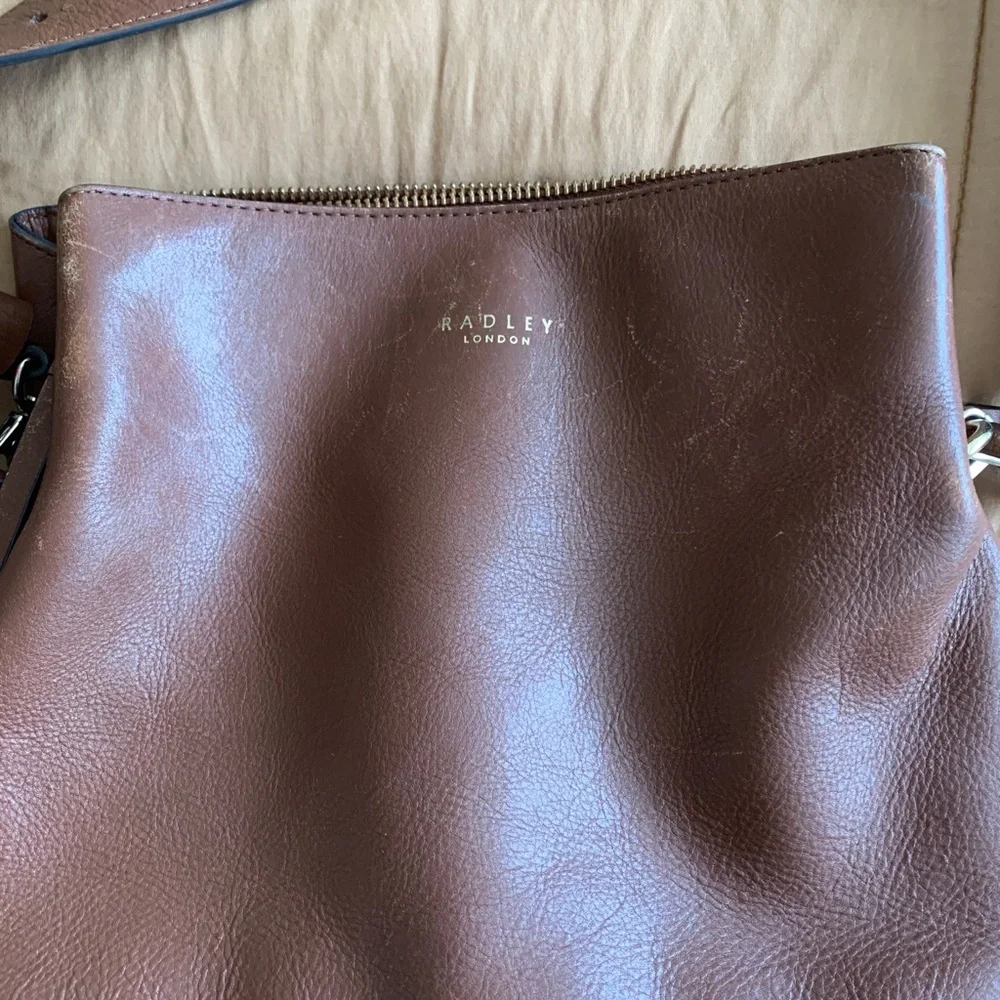 Radley London Brown Leather Crossbody Bag